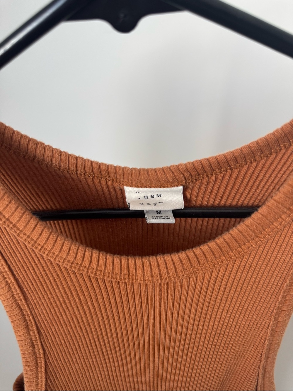 Women’s Ribbed Tank - Rust - Picture 4 of 5